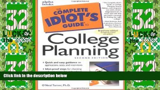 Big Deals  The Complete Idiot s Guide to College Planning, Second Edition  Best Seller Books Best