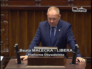 Poseł Jerzy Kozłowski - Wystąpienie z dnia 20 lipca 2016 roku.