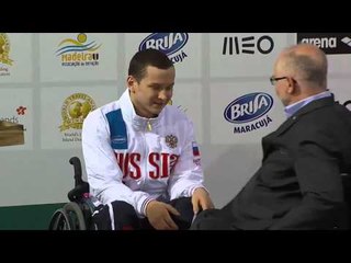 Men's 50m Butterfly S5  | Medals Ceremony | 2016 IPC Swimming European Open Championships Funchal