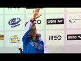 Men's 50m Backstroke S3 | Medals Ceremony | 2016 IPC Swimming European Open Championships Funchal