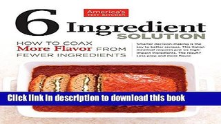 Download Six-Ingredient Solution Book Free