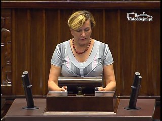 Poseł Józefa Szczurek-Żelazko - Wystąpienie z dnia 20 lipca 2016 roku.