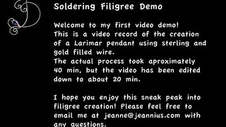 Filgree Soldering Demo - Part 1
