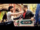 Shahrukh Salman Hugging During SULTAN Baby Ko Bass Pasand Hain Song Shoot