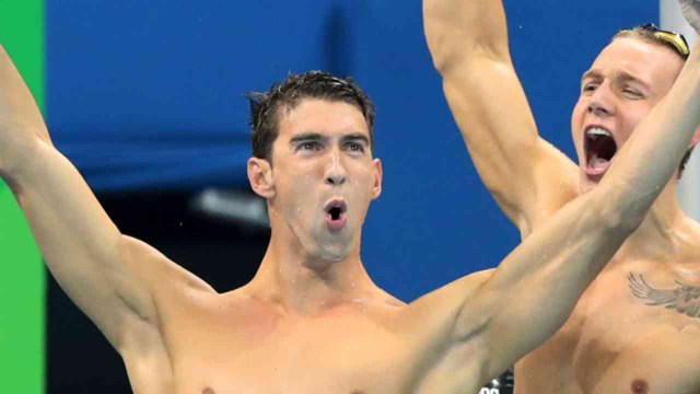 Phelps, Ledecky Dominate in the Pool
