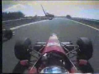 Michael Schumacher and Jacques Villeneuve in Estoril in 1996