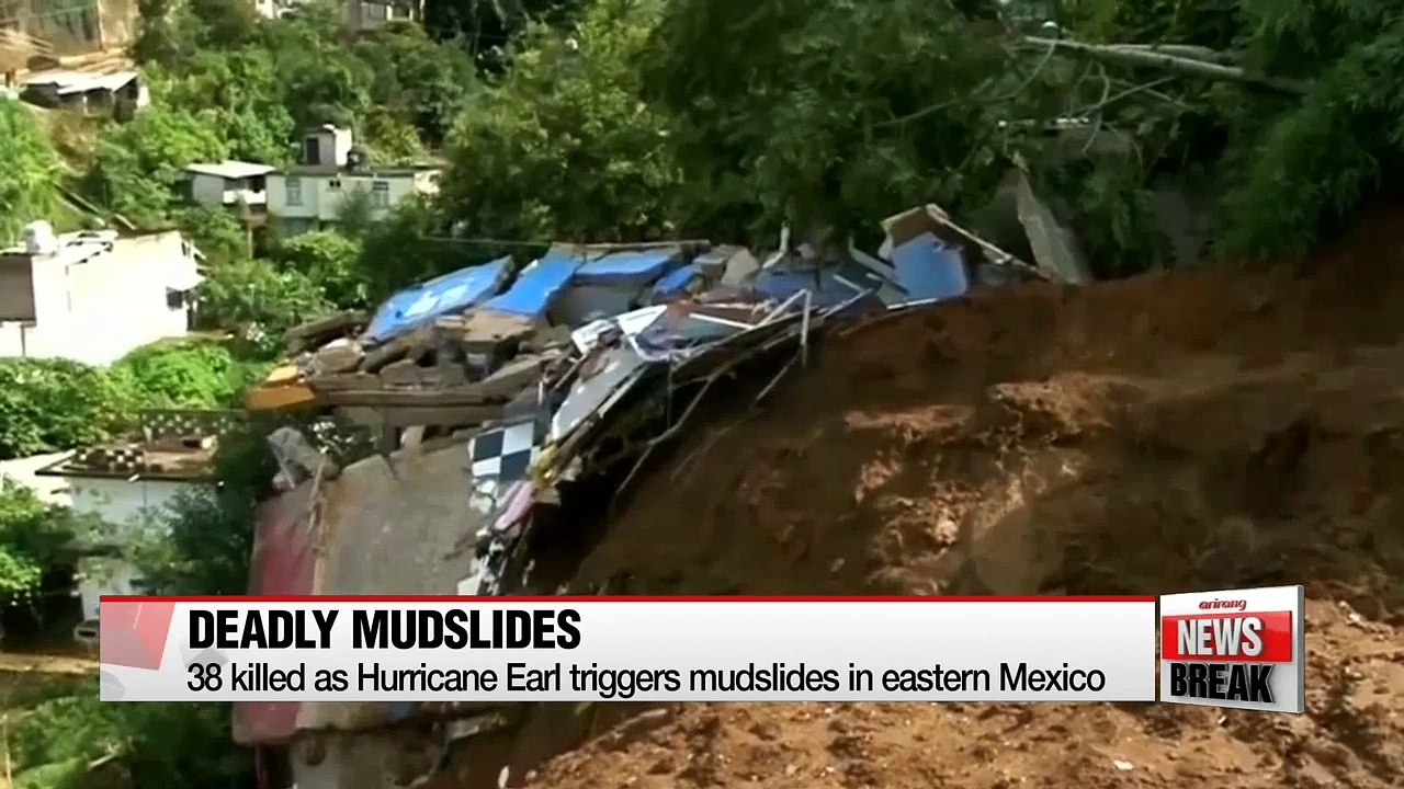 Deadly mudslides in Mexico kill at least 38
