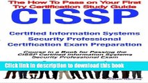 [Popular] Book CISSP Certified Information Systems Security Professional Certification Exam