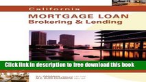 [Download] By Donna L. Grogan, Malcolm Chambers: California Mortgage Loan Brokering and Lending