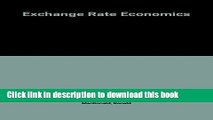 Download Exchange Rate Economics (International Library of Critical Writings in Economics) E-Book