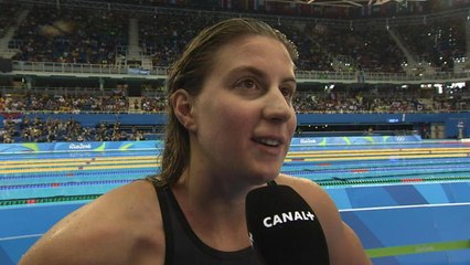 Jeux Olympiques 2016 - Natation (200m NL) - Réaction Charlotte Bonnet