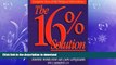 FAVORIT BOOK The 16% Solution: How To Get High Interest Rates in a Low Interest World with Tax