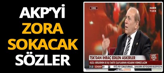 AKP yi zora sokacak sözler. Burhan Kuzu farkında olmadan her şeyi itiraf etti