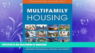 FAVORIT BOOK Multifamily Housing: A Comprehensive Guide for Investors, Developers, Apartment