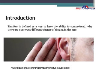 Tinnitus Causes