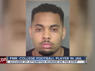 Former UC Davis football player accused of almost killing man on Las Vegas Strip
