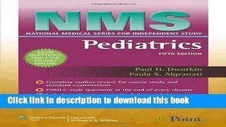 [PDF] NMS Pediatrics (National Medical Series for Independent Study) Full Online