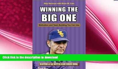 FREE PDF  Winning The Big One: Motivation and Team Building You Can Use (Masters of The Mental