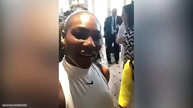 KATE MIDDLETON Meets SERENA WILLIAMS At WIMBLEDON, DUCHESS Of Cambridge SNAPCHAT VIDEO With SERENA