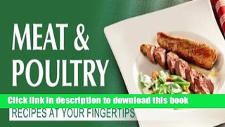 Download  Meat   Poultry: Handy Recipe Collection to Store or Hang in Your Kitchen  Free Books