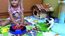 Кошки Игрушки и Сюрпризы для Котенка Барсика Видео для детей Play with Cat Video for Children