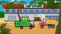 Car Patrol Cartoon: Police Car, Fire Truck with Racing Cars - Car Cartoons for Children