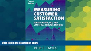 READ FREE FULL  Measuring Customer Satisfaction: Survey Design, Use, and Statistical Analysis