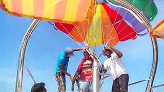 Paragliding / Parasailing In The Arabian Sea At Goa...!!!