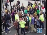 Magician Flying With Metro Bus At London Streets Shocks Every One