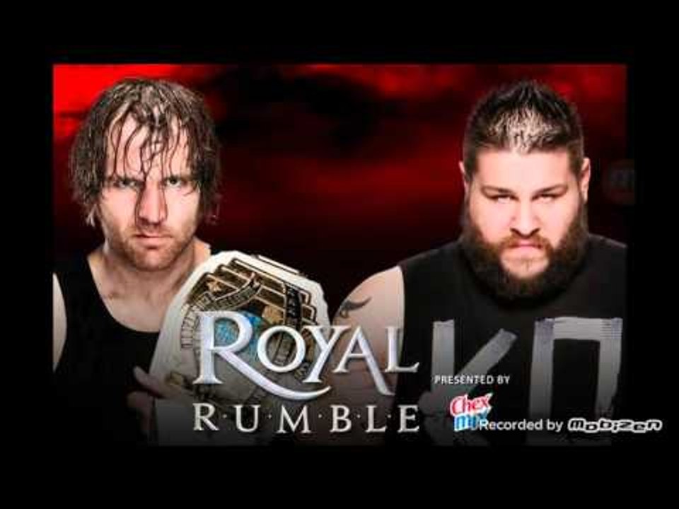 WWE ROYAL RUMBLE 2016 DEAN AMBROSE VS KEVIN OWENS INTERCONTINENTAL HIGHLIGHTS/REVIEW