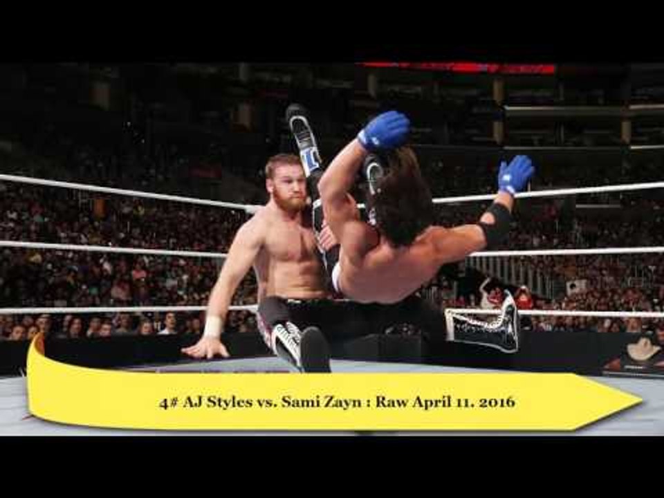 Top 10 WWE Matches ( April 2016 )