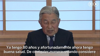 El Emperador de Japón desea abdicar