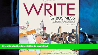 READ PDF Write for Business (2nd Edition) FREE BOOK ONLINE
