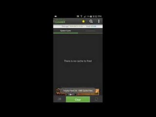 1 Click Cache Cleaner For All Your Apps