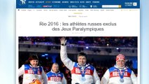 Exclusion des athlètes russes des prochains Jeux Paralympiques: 