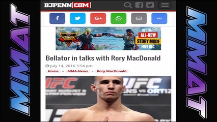 Rory MacDonald IN TALKS w BELLATOR