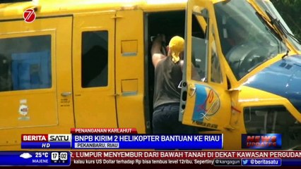 BNPB Kirim Bantuan 2 Helikpter Water Bombing ke Riau