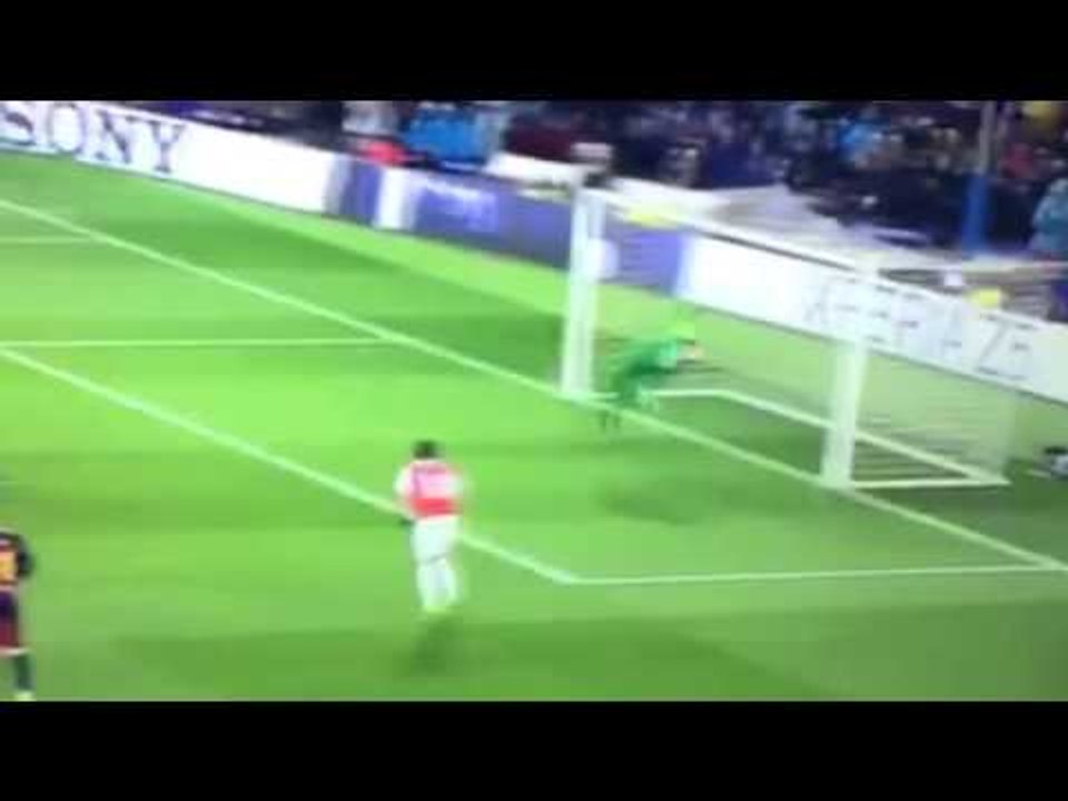 هدف النني ضد برشلونه