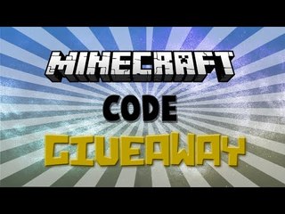 Minecraft Code Giveaway [OPEN] | Read Description for more info!!!!