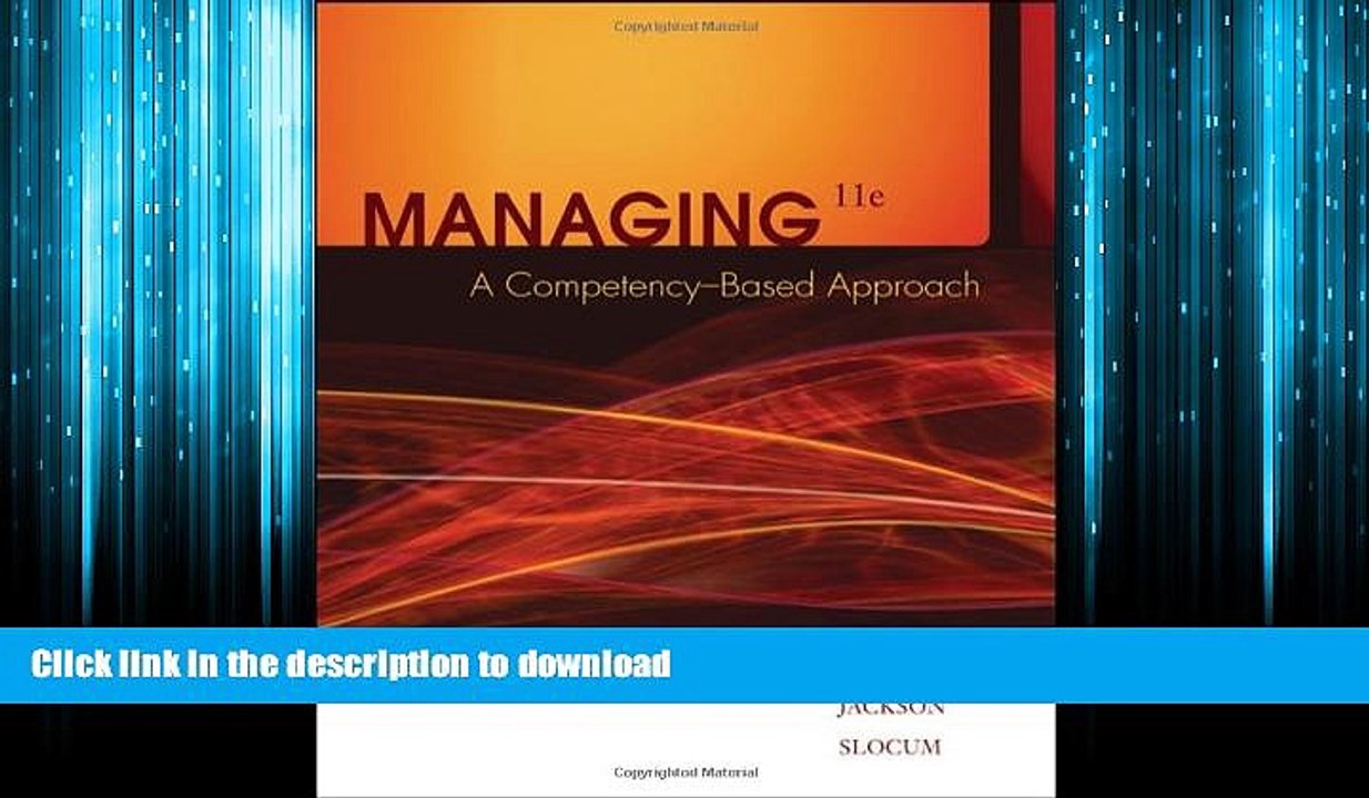 READ THE NEW BOOK Managing: A Competency-Based Approach READ EBOOK