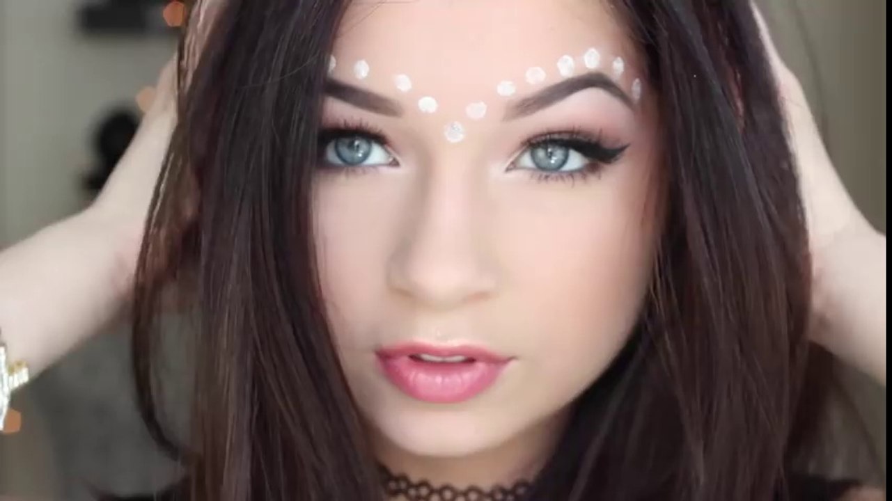 Coachella Makeup Tutorial __ Vanessa Hudgens Inspired _ Tori Sterling ♡