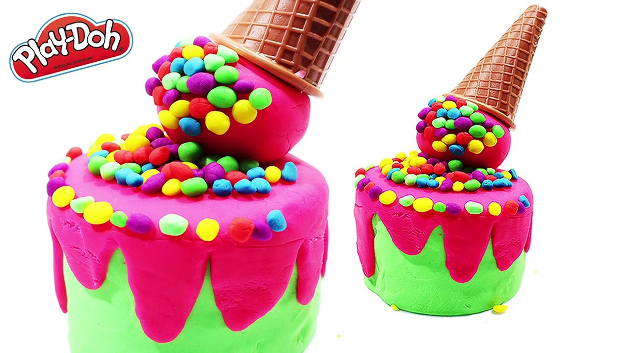 Play Dough Play Doh Peppa Pig Toys Watch and Make Play Doh Licorice Pink Green Cake Fun Creative Video for Kids