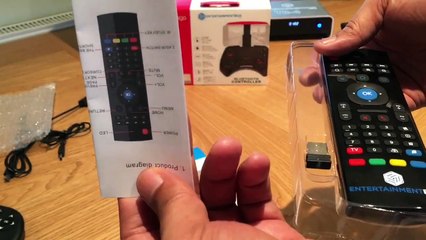 S77  Pro best android TV box remote Keyboard MX3 demo