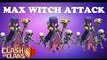 Clash of Clans: MOST EPIC ALL MAX WITCH ATTACK - MASS SKELETONS!