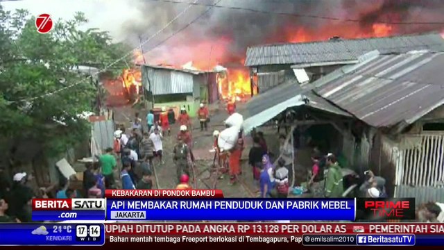 150 Rumah di Pondok Bambu Ludes Terbakar