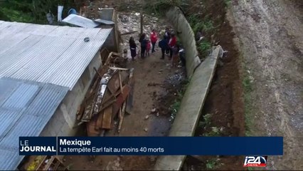 Mexique : tempête tropicale Earl fait au moins 40 morts