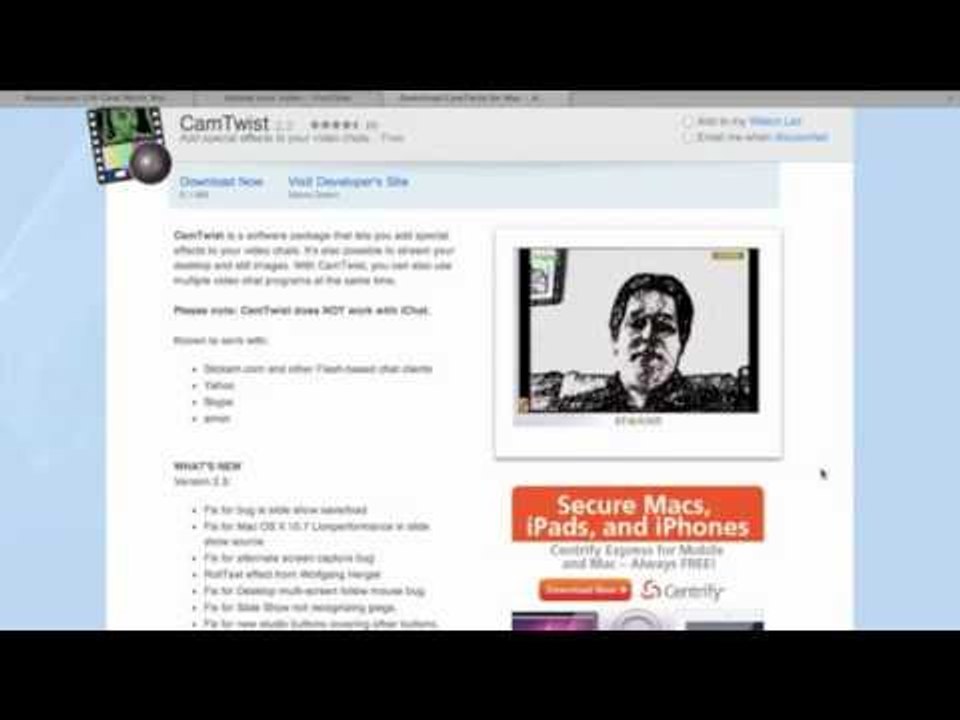mac app of the week twist cam
