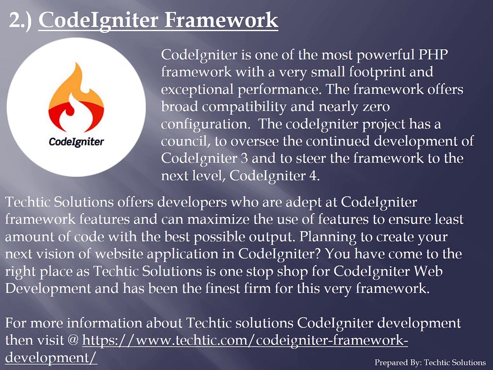 Top 10 PHP Frameworks in 2016 Era for Developers - Techtic Solutions
