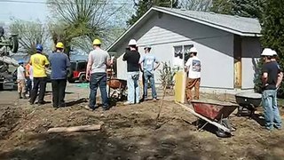 Garage Project, April 19, Footing Foundation Concrete Video2