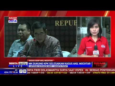 Selesai Diperiksa 2,5 Jam, Ketua MK Gelar Jumpa Pers